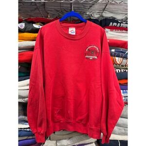 Vintage 90s 1994 university Arkansas football heavy red sweatshirt crewneck